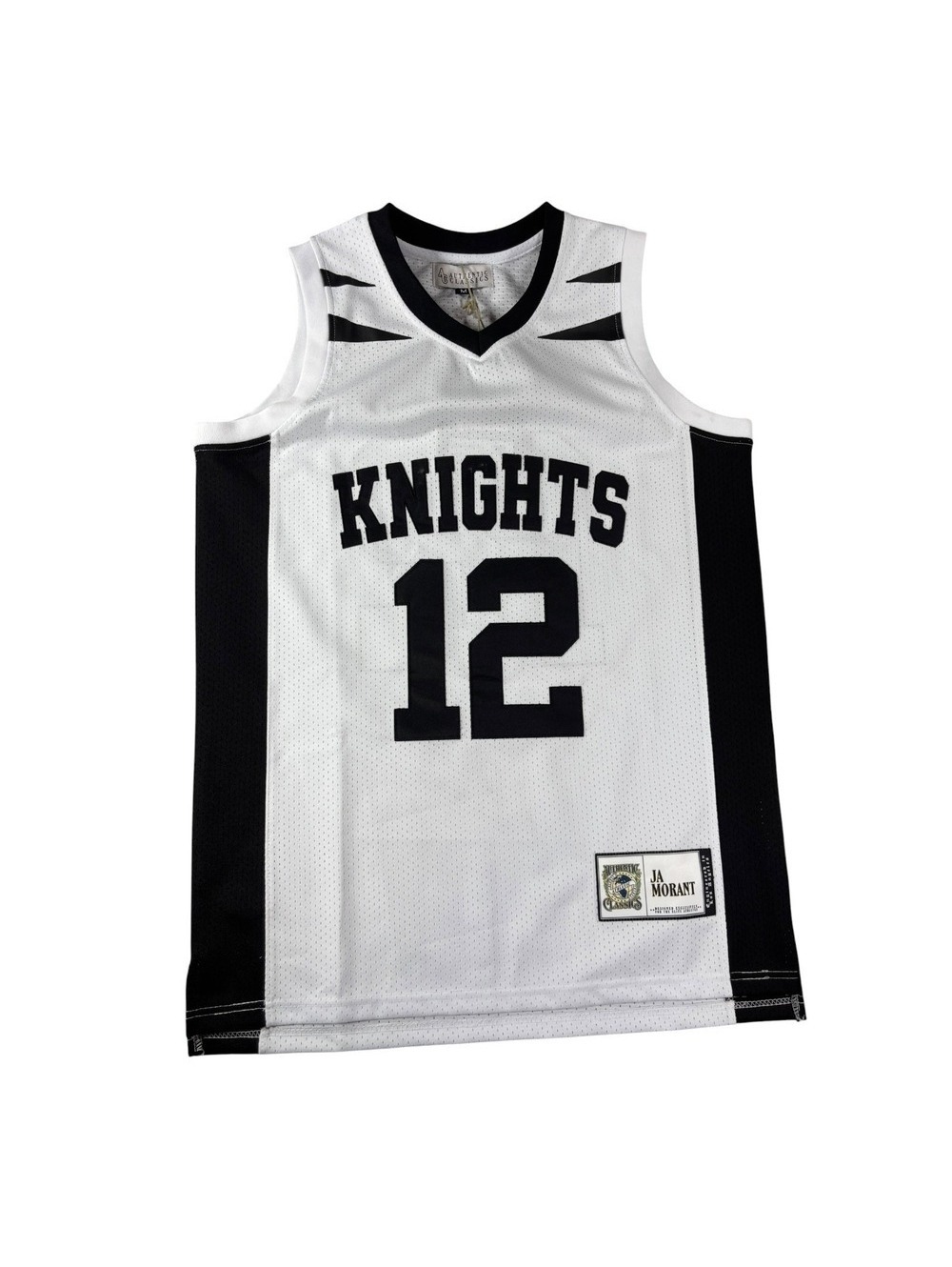 Authentic Classics Ja Morant Crestwood High School Knights Jersey White Black M